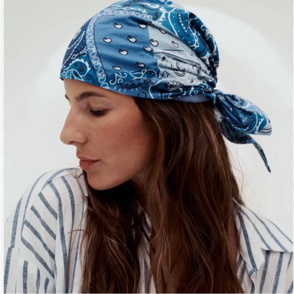 ZARA PRINT HEAD WRAP bloggers favorite